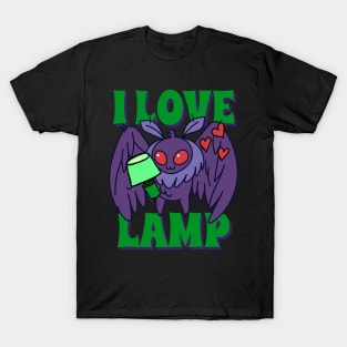 “I Love Lamp” Chibi Mothman T-Shirt